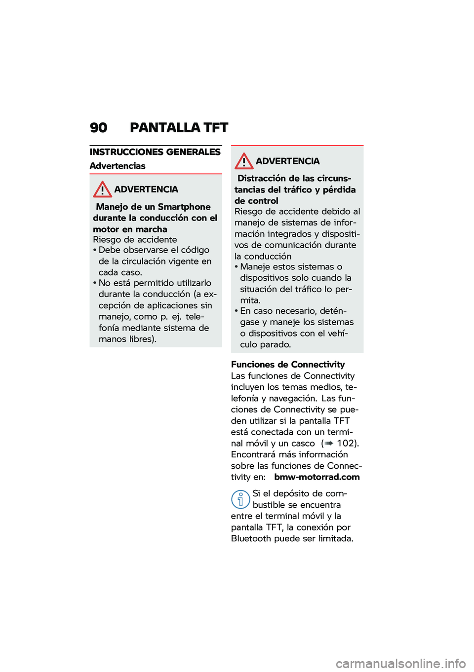 BMW MOTORRAD C 400 GT 2020  Manual de instrucciones (in Spanish) �A�\b �F��
����� ��5�
�\f�
�������\f��
�� ���
������
���-���	������\b
�����������
� ����H� �� �\f� ��
���	�)�.�����\f����	� �
� ����