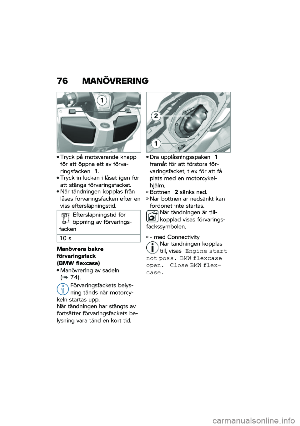 BMW MOTORRAD C 400 GT 2020  Instruktionsbok (in Swedish) �@�8 ��
�����<����
�&��!�� �%� ��\f��
��\b��\b��
� ���\b�%�%��� �\b�� ��%�%��\b ��� �\b� �����\b������
��\b�����4��&��!�� �� �����\b� � ���
