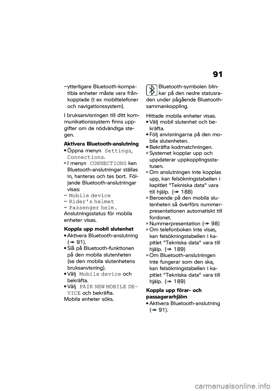 BMW MOTORRAD C 400 GT 2020  Instruktionsbok (in Swedish) �D�
�!��������\b�� ������\f�\f�����\f��%�\b���� ��\b ������� ���
�� ��\b��\b �������\f�%�%��\b�
� �:� ��7 ��\f� ��������\f����\f�� ��\b��