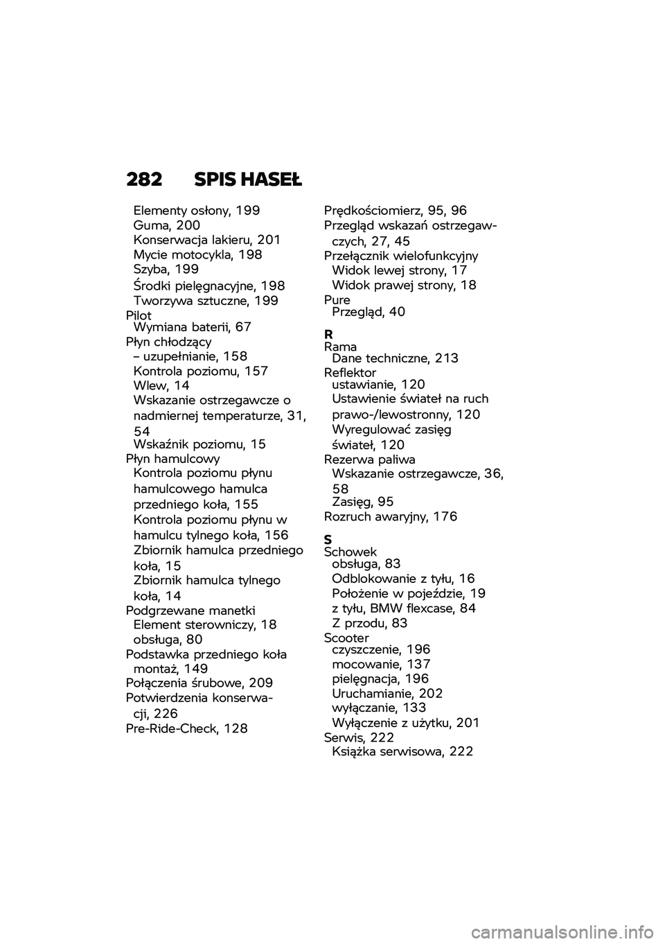 BMW MOTORRAD C 400 GT 2020  Instrukcja obsługi (in Polish) ��E� ���� �S����M
�=���\b���� �������
 �2�S�S�7��\b��
 �-�W�W�<���������%� ��������
 �-�W�2����� �\b���������
 �2�S�O�1���&��
 �2�S�S
�R���
��