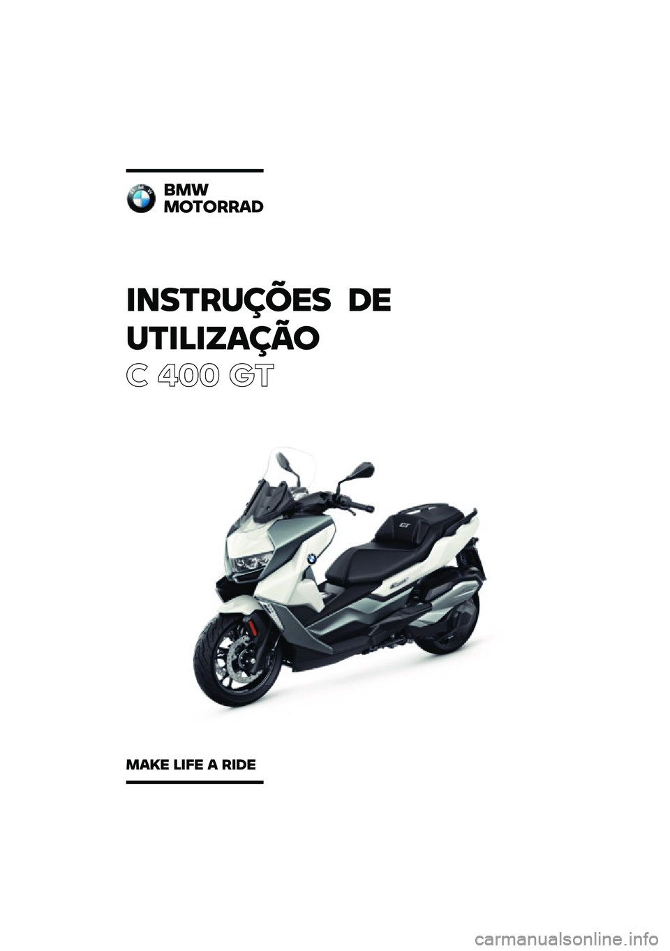 BMW MOTORRAD C 400 GT 2020  Manual do condutor (in Portuguese) 