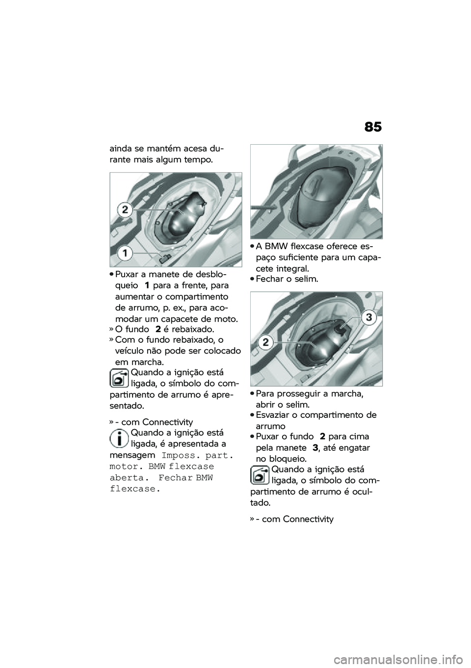 BMW MOTORRAD C 400 GT 2020  Manual do condutor (in Portuguese) �C�1
����� �� �	����.�	 ��\b��� ��\f������ �	��� ����\f�	 ���	�
�
�
�/�\f�-�� � �	����� �� ������
��#�\f���
�7�
��� � �������" �
�����\f�	