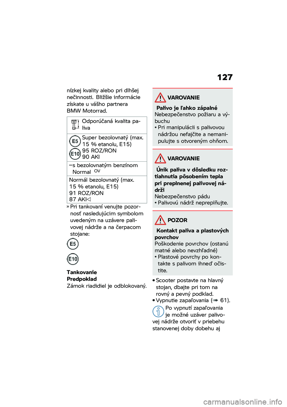BMW MOTORRAD C 400 GT 2020  Návod na používanie (in Slovak) ���K
�$�����% ������� ����#� ��� ������%�$����$�$�����! ����
��� ��$�/���
�� ��������� � ����� �����$������ ���������!
�"��