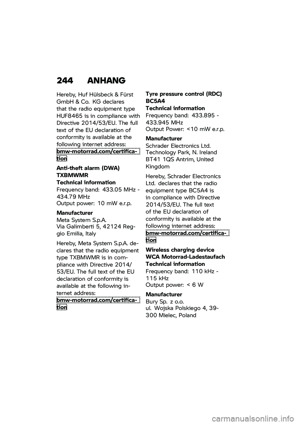 BMW MOTORRAD C 400 X 2021  Betriebsanleitung (in German) �� �  ������
�%�����<�
 �%�� �%��#�	����  �d ����	��8���% �d �=�� ��8 ����#�\f���	���\f� ��� ��\f��� ��@���,���\b� ��<�,��%�0��J�3�H�P ��	 ��\b ��