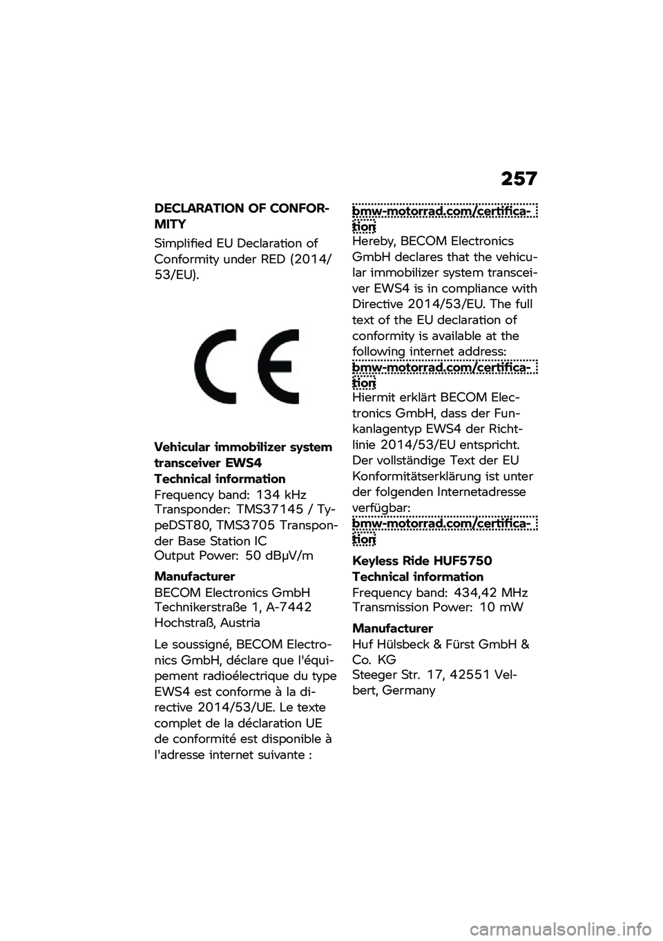 BMW MOTORRAD C 400 X 2021  Livret de bord (in French) ��1�9
���H�J������� ��K �H���K���#����b
�,�\f����\f��\f�	� �>�9 �6�	�
������\f�� ���8�������\f��$ ����	� �<�>�6 �C�/�L�1�3�W�R�I�W�>�9�D�
��
�-�
��&�\f��