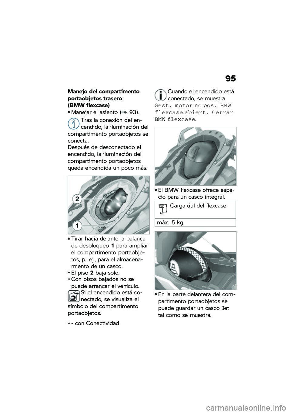 BMW MOTORRAD C 400 X 2021  Manual de instrucciones (in Spanish) �A�-
�����H� ���
 ���
�)���	��
���	��)���	���!�H��	��\b �	���\b����Q���  �&�
��E���\b��R
�����(��	 �� ������� �<�G�B�=�
�;�	�� �� �����)��� �