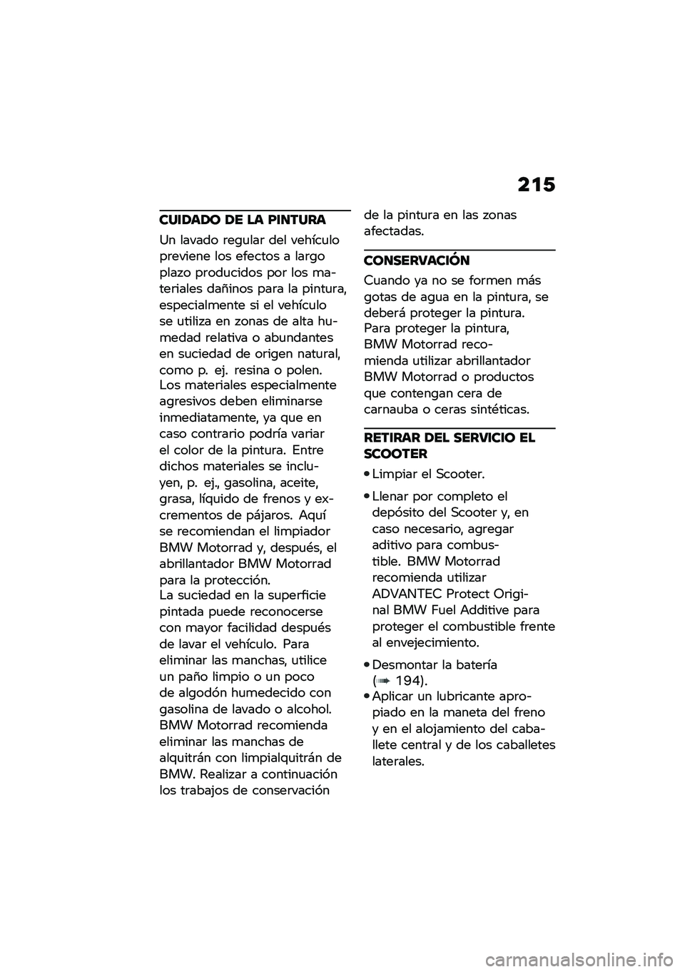 BMW MOTORRAD C 400 X 2021  Manual de instrucciones (in Spanish) ��
�-
���\f�/��/� �/� �� �F�\f�
����
�A� ������ �	��\b�
���	 ��� ������
����	������ ��� ������� � ���	�\b����� � ��	���
����� ���	 �