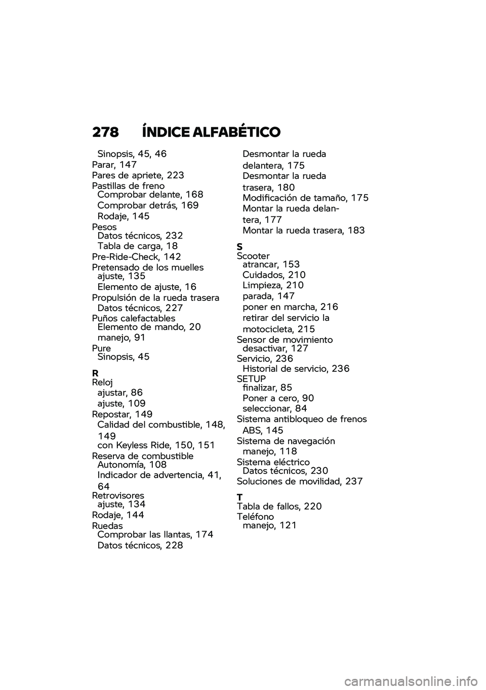 BMW MOTORRAD C 400 X 2021  Manual de instrucciones (in Spanish) ��8�> �U�
�/�\f�� ���5���Q��\f��
�,��������" �2�M�" �2�O���	��	�" �0�2�F���	�� �� ���	�����" �.�.�B��������� �� ��	����9��
��	����	 ��������"