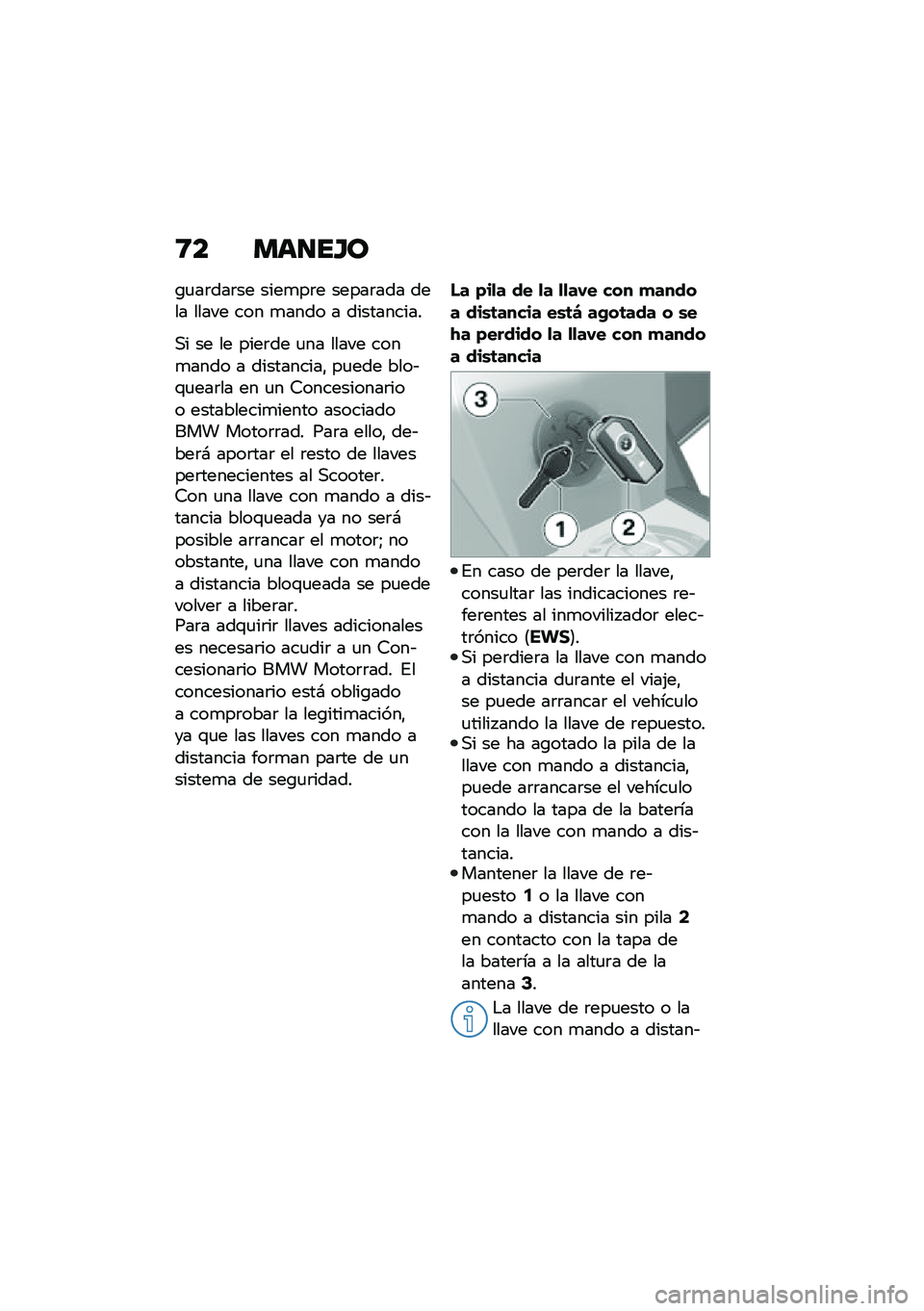 BMW MOTORRAD C 400 X 2021  Manual de instrucciones (in Spanish) �8� ���
��H�
�\b�
��	���	�� ����
��	� �����	��� ���� ����� ��� �
���� � ����������
�,� �� �� ����	�� �
�� ����� ����
���� � �