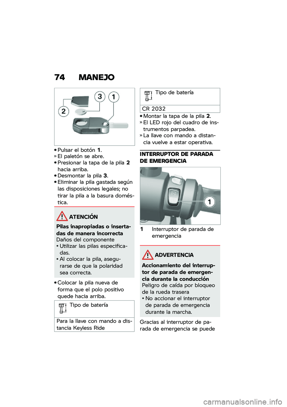 BMW MOTORRAD C 400 X 2021  Manual de instrucciones (in Spanish) �8� ���
��H�
��
����	 �� ������2��%� ������� �� ���	����	�������	 �� ���� �� �� �����4����� ��	�	�����!���
�����	 �� �����6��