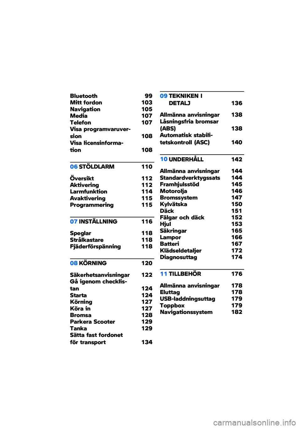 BMW MOTORRAD C 400 X 2021  Instruktionsbok (in Swedish) ��.�0���$�$��) �D�D���� �6�$��4�$�% ��	�F�����&����$�% ��	�1���4�� ��	�@�3��.��6�$�% ��	�@���� �;��$�&���+����0����,���$�% ��	�B���� �.��(��%���%�6�$�