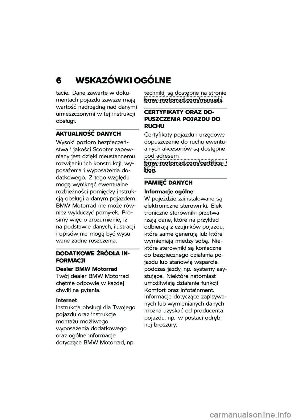 BMW MOTORRAD C 400 X 2021  Instrukcja obsługi (in Polish) �: ��������� ������
������! �+��� ������� � �
����$�\b������# ���%���
� ������ �\b��%�)������� ���
���	�
��) ���
 �
����\b���\b��