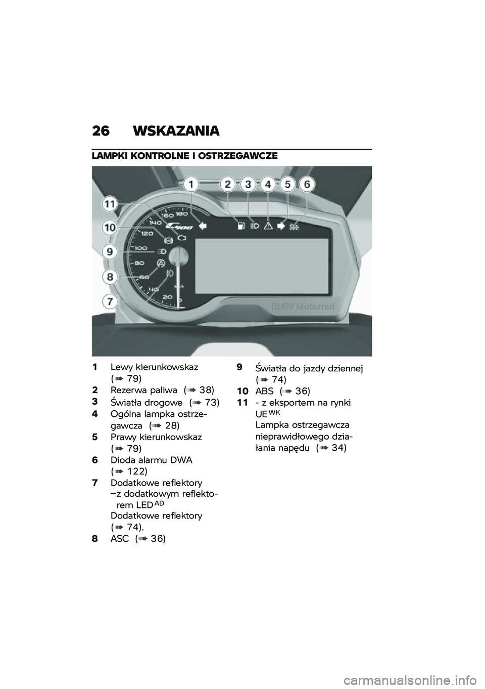 BMW MOTORRAD C 400 X 2021  Instrukcja obsługi (in Polish) ��: ���������
���\b��� �����O���� � ����O������B��
�6�W��� ��������������A�V�P�B�8�,������ ������ �A�H�L�B�:�U������ �
������ 