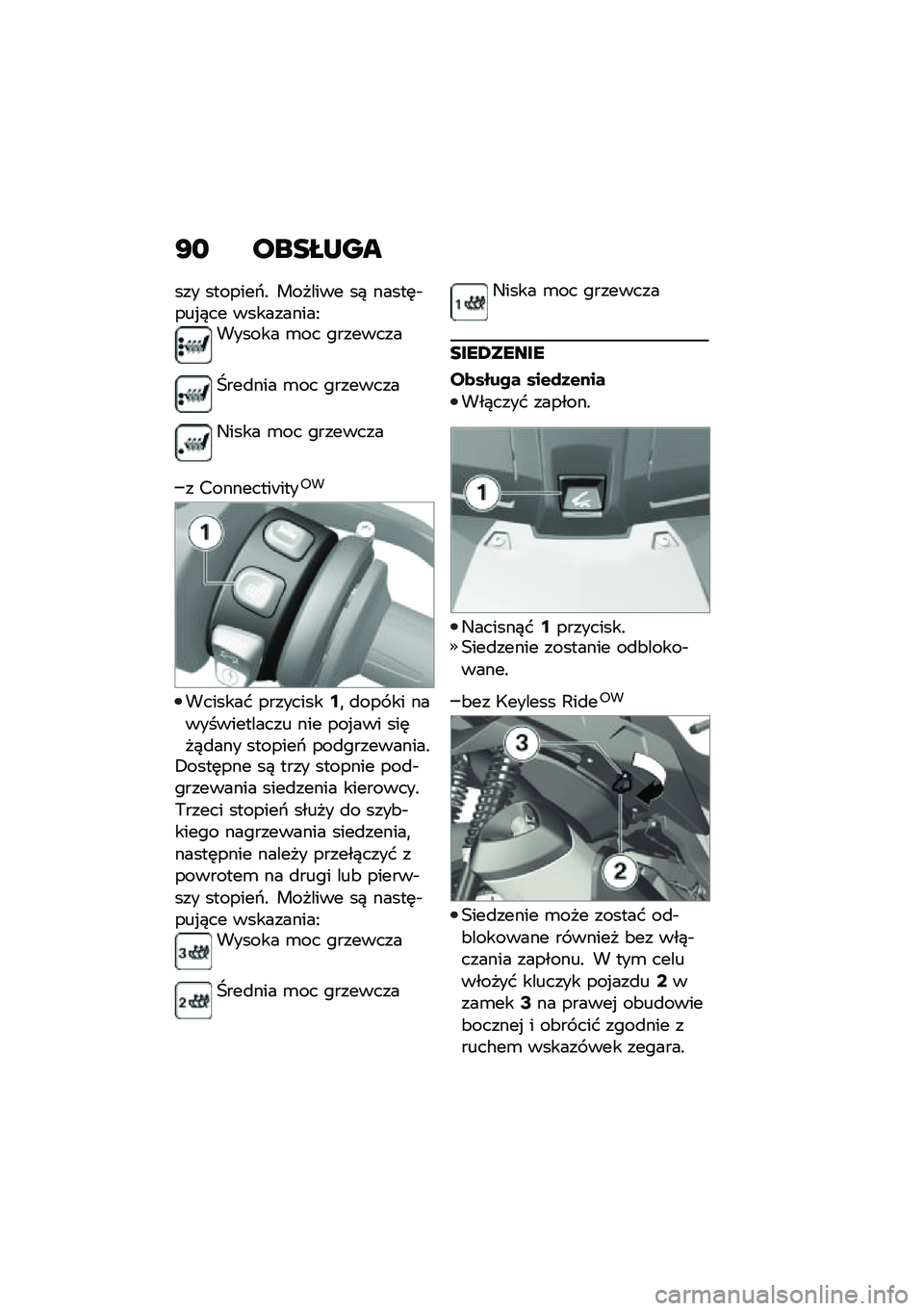 BMW MOTORRAD C 400 X 2021  Instrukcja obsługi (in Polish) �G�
 ����M�N��
��� �������6�! ������� ��) �����	�$���%�)�� ����������G������ �\b�� ��������
�U���
��� �\b�� ��������
�9���� �\
