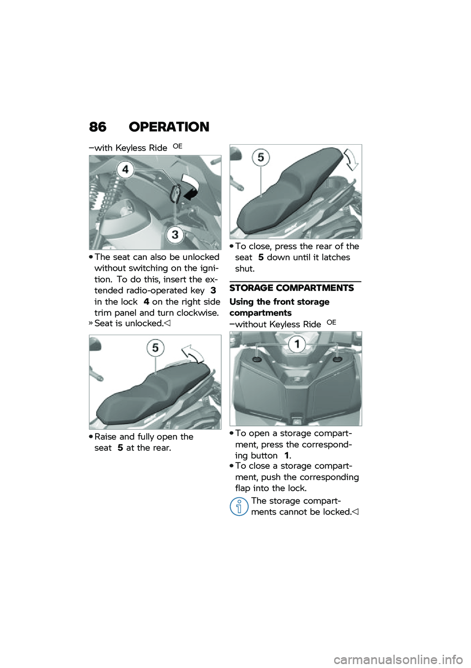 BMW MOTORRAD C 400 X 2020  Riders Manual (in English) �:�2 ��B�������
���
� �N��
�\f��� �����3�4
�,�� ���	�
 ��	� �	�\f�� �� ���\f��������
����
 ����
����� �� �
�� ����� �
���� �,� �� �
��