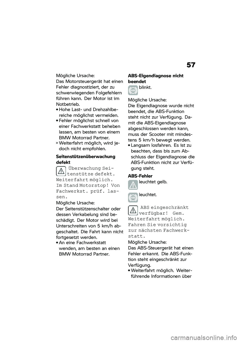 BMW MOTORRAD C 400 X 2020  Betriebsanleitung (in German) �/�<
��&��#���� �0��	�\f����D
�)�\f�	 ������	���������(� ��\f� ���\b��\b����#�� ���\f��\b��	��������
 ��� ���	���!���!�����\b���\b ���#��
