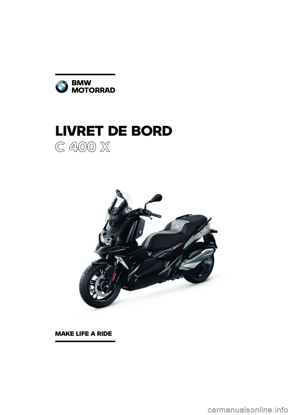 BMW MOTORRAD C 400 X 2020  Livret de bord (in French) 
