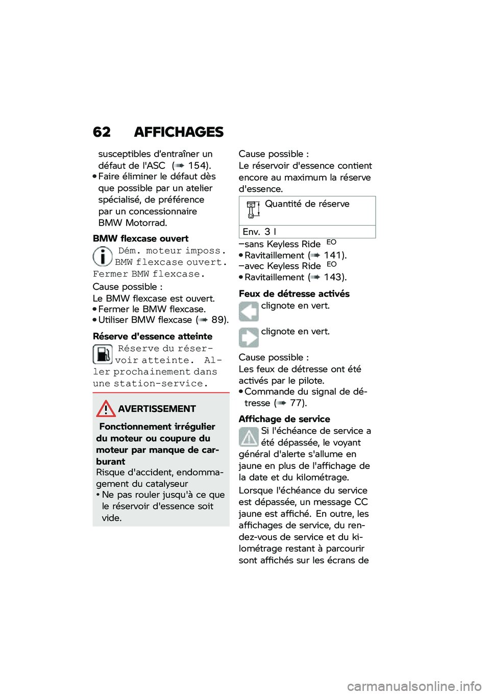 BMW MOTORRAD C 400 X 2020  Livret de bord (in French) �4� ��E�E���F����
����
�	���\f�"��	� ��5�	�����:��	� ����\b���� ��	 ���A�,�8 �C�1�S�3�D����\f��	 �\b��\f��\f��	� ��	 ��\b���� ��+��%��	 �����\f�"�