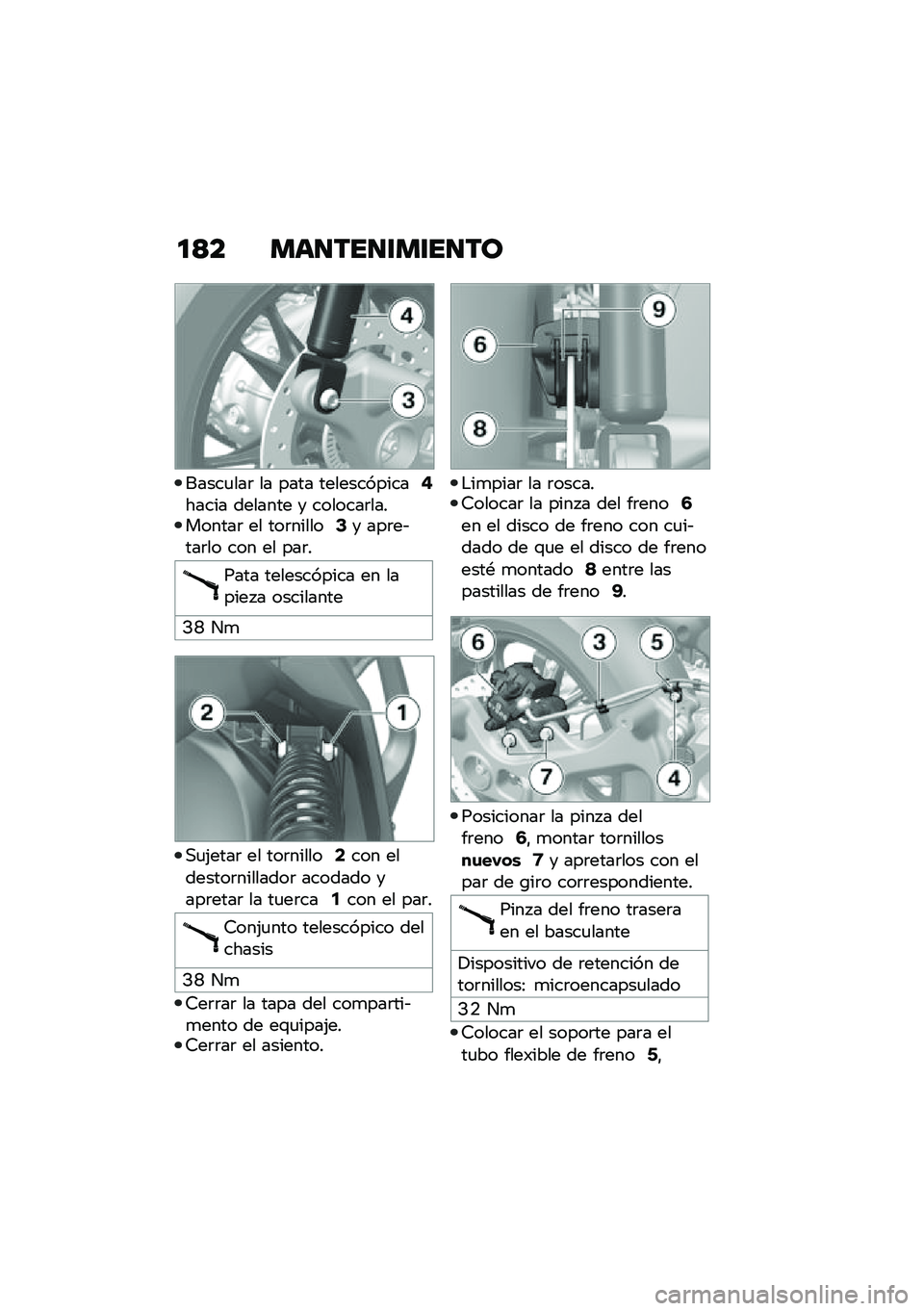 BMW MOTORRAD C 400 X 2020  Manual de instrucciones (in Spanish) �
�>� ���
���
�\f��\f��
��
�����
���	 �� ���� ������������8����� ������� � �������	���������	 �� ���	������6� ���	��&���	�� 