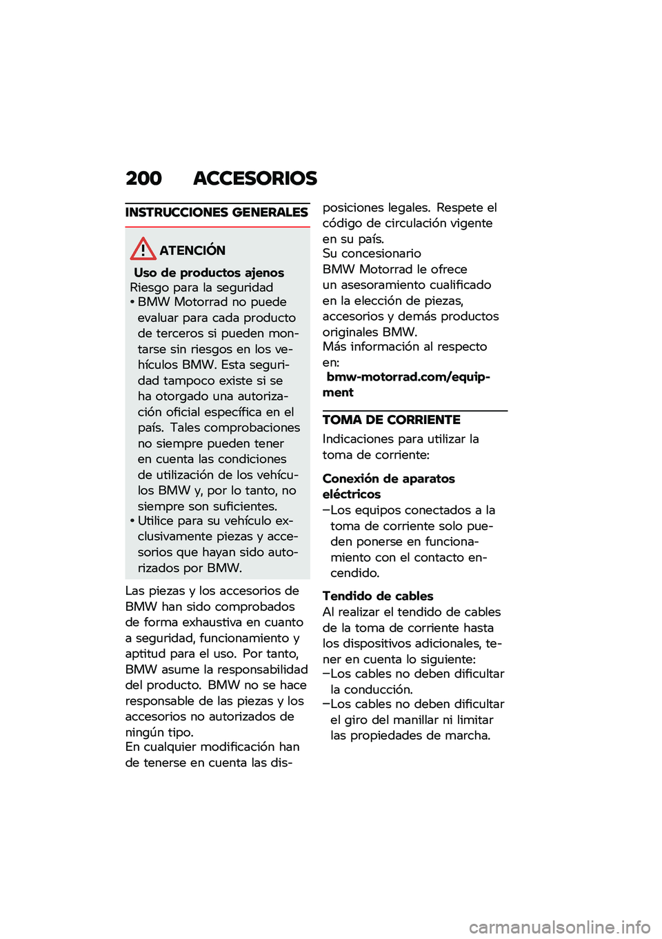 BMW MOTORRAD C 400 X 2020  Manual de instrucciones (in Spanish) ��\b�\b ��������\f��
�\f�
�������\f��
�� ���
������
��������
�O�\b� �� �)����\f��	��\b ��H����\b�7����\b� ���	� �� ���\b�
�	������� ��