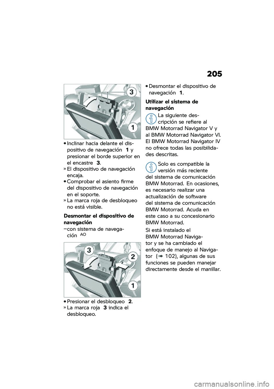 BMW MOTORRAD C 400 X 2020  Manual de instrucciones (in Spanish) ��\b�-
�6�������	 ����� ������� �� ����&�������� �� �����\b������2���	�������	 �� ���	�� ��
���	���	 ���� �������	��6��%� ��