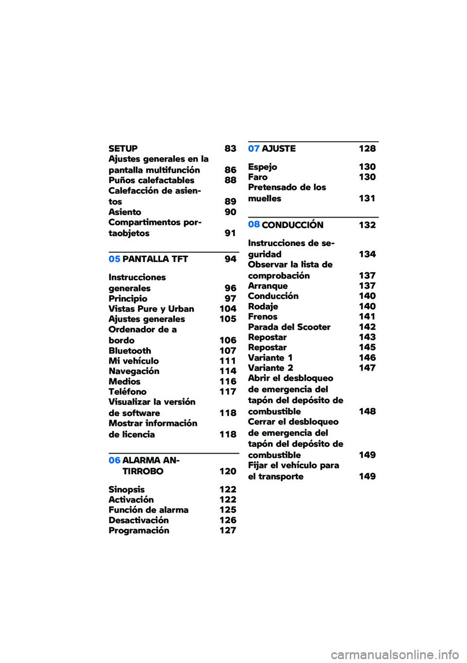 BMW MOTORRAD C 400 X 2020  Manual de instrucciones (in Spanish) �����F �>�D��=�%��$�!� �:�!��!� �#�+�!� �!� �+�#��#��$�#�+�+�# �*�%�+�$��6�%��1��7� �>�3�F�%�K�� �1�#�+�!�6�#�1�$�#��+�!� �>�>��#�+�!�6�#�1�1��7� �2�! �#���!��C�$�� �>�A��