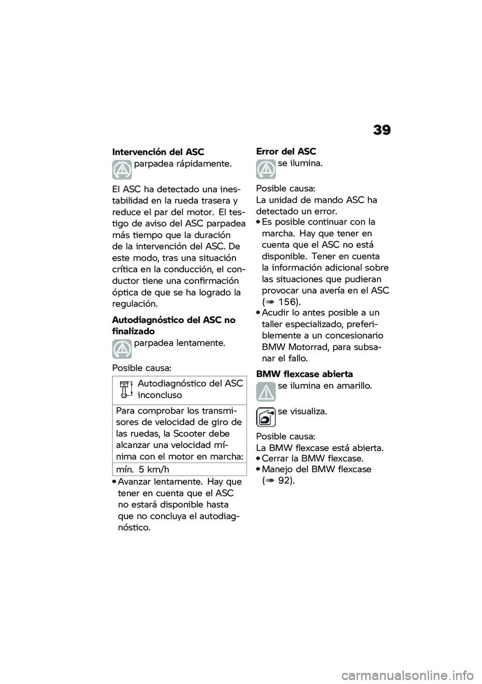 BMW MOTORRAD C 400 X 2020  Manual de instrucciones (in Spanish) �D�A
���	���-�����(� ���
 ���
���	����� �	�#�����
�����
�%� �+�,�9 �� ��������� �
�� �����&��������� �� �� �	�
��� ��	����	� ��	�