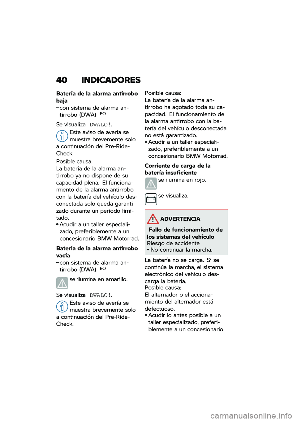BMW MOTORRAD C 400 X 2020  Manual de instrucciones (in Spanish) ��\b �\f�
�/�\f���/����
���	���/� �� �
� ��
���
� ���	�����"��"��H�
��� ������
� �� ����	�
� ���&���	�	��� �<�!��+�=�%�8
�,� ����
���� ����