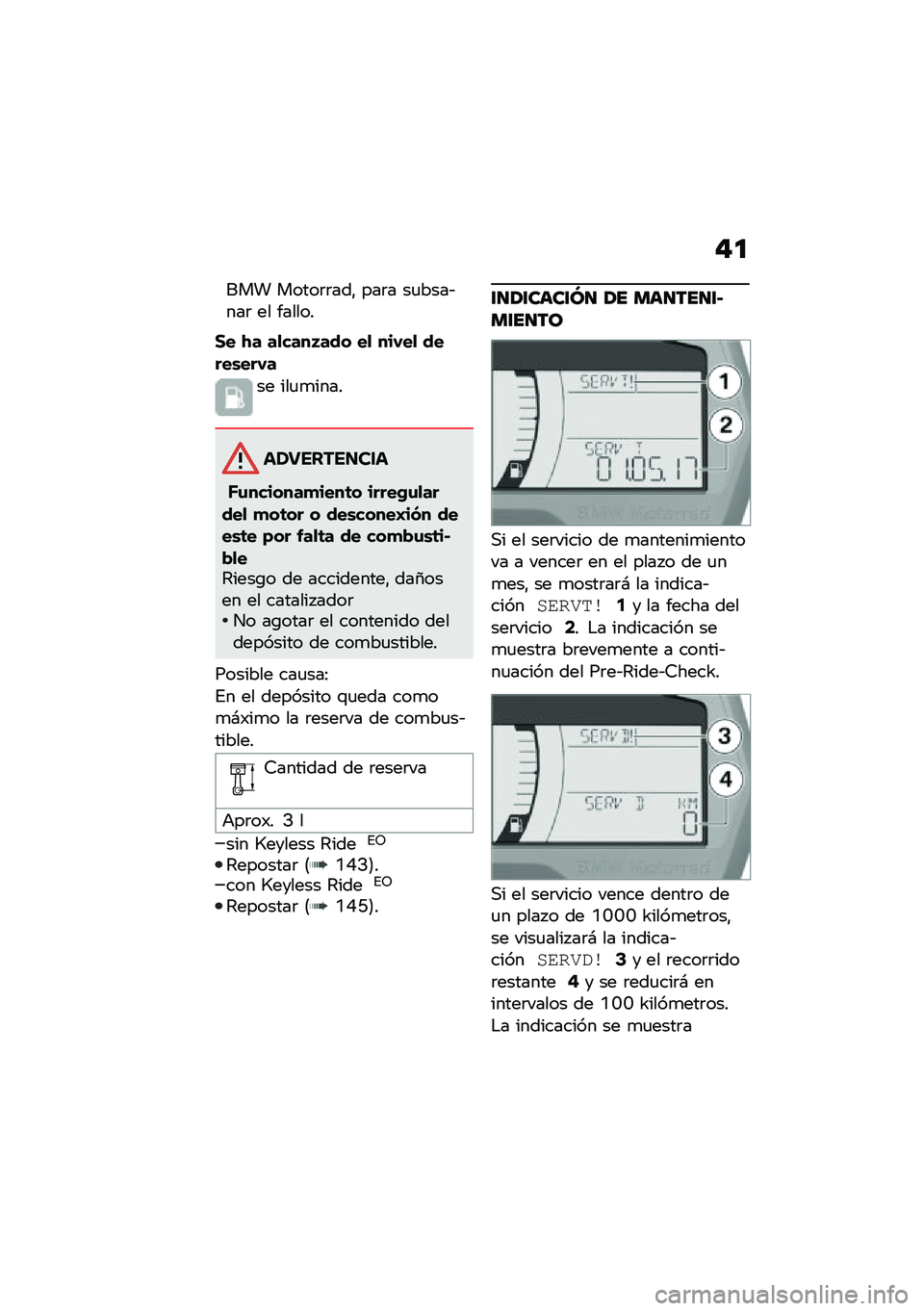 BMW MOTORRAD C 400 X 2020  Manual de instrucciones (in Spanish) ��

��� �����	�	���" ���	� ��
����&���	 �� ������
�� �.� ��
����G��� ��
 ���-��
 �����\b���-�
�� ���
�
����
�����������
�I�\f����