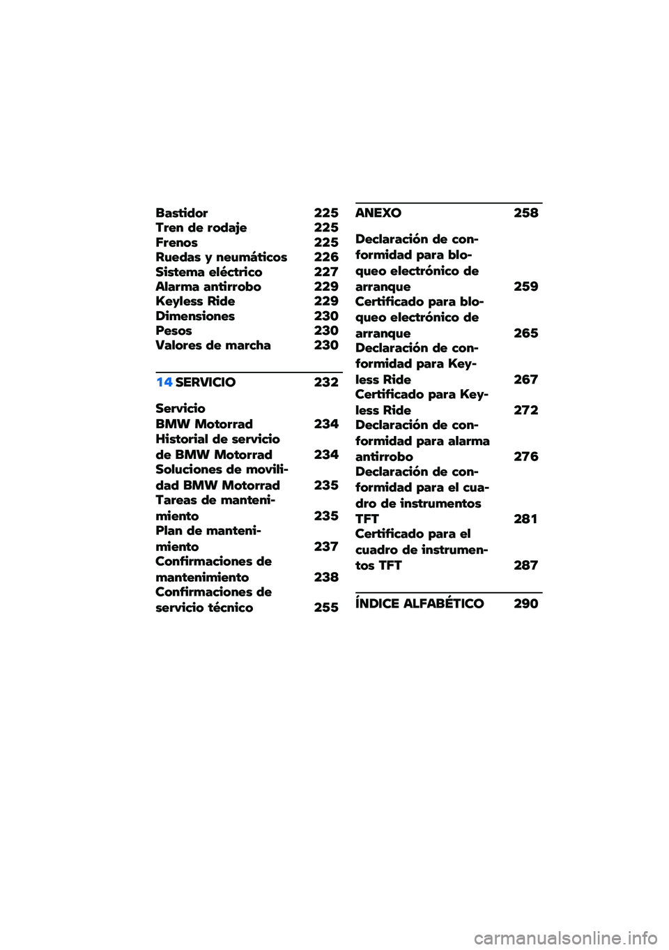 BMW MOTORRAD C 400 X 2020  Manual de instrucciones (in Spanish) ��#��$��2��  ���-�� �!� �2�! � ��2�#�=�! ���-�5� �!��� ���-��%�!�2�#� �& ��!�%�*�R�$��1�� ���3����$�!�*�# �!�+�0�1�$� ��1� ���8��+�#� �*�# �#��$�� � ��� ���A�J�!