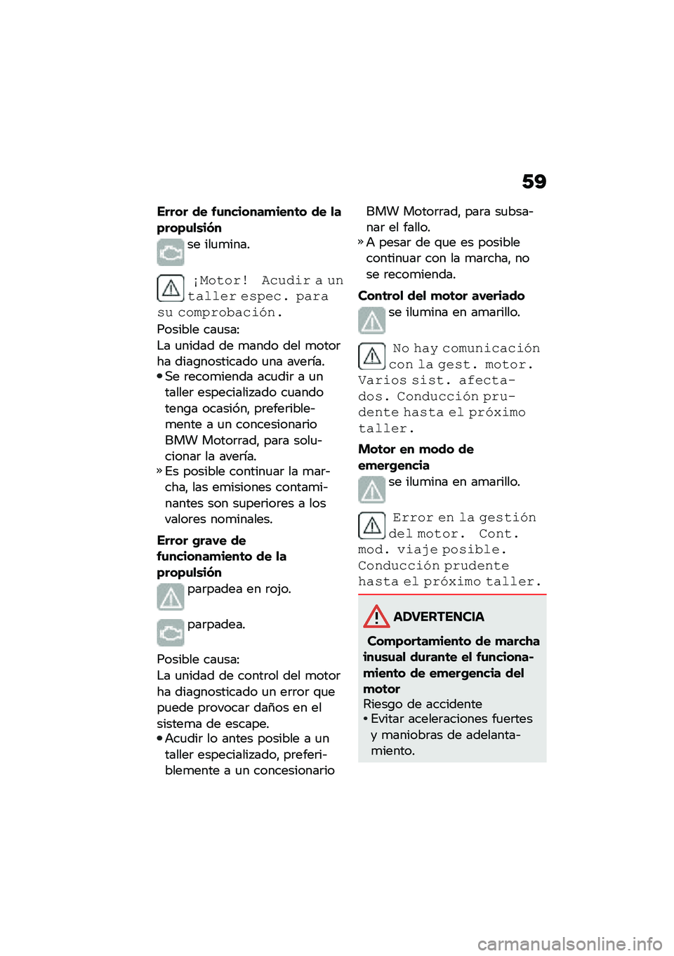 BMW MOTORRAD C 400 X 2020  Manual de instrucciones (in Spanish) �-�A
����� �� ��\f�������
����	� �� �
��)���)�\f�
�\b��(�
�� ���
�
����
�0���(��%� ����#��% �  ��!�(� ����% ��.�3���& �3� �%� �.� ���"�3�%��,� ���