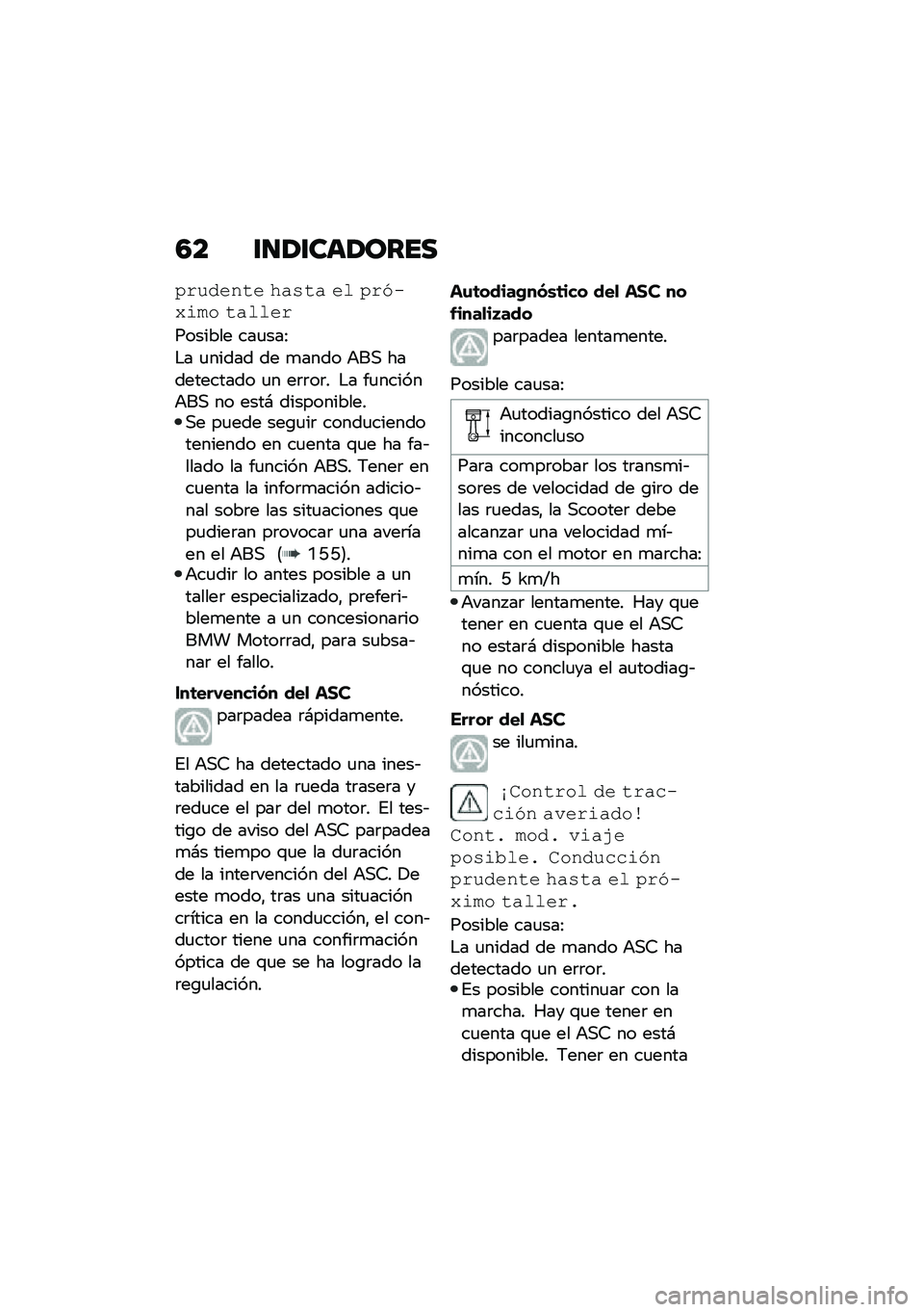 BMW MOTORRAD C 400 X 2020  Manual de instrucciones (in Spanish) �3� �\f�
�/�\f���/����
�3�%��#��!�(� �� �.�(�  �� �3�%�/��7��"� �(� ����%
������� ���
���>
�$� �
����� �� �
���� �+��, ����������� �
� ��	�	��	