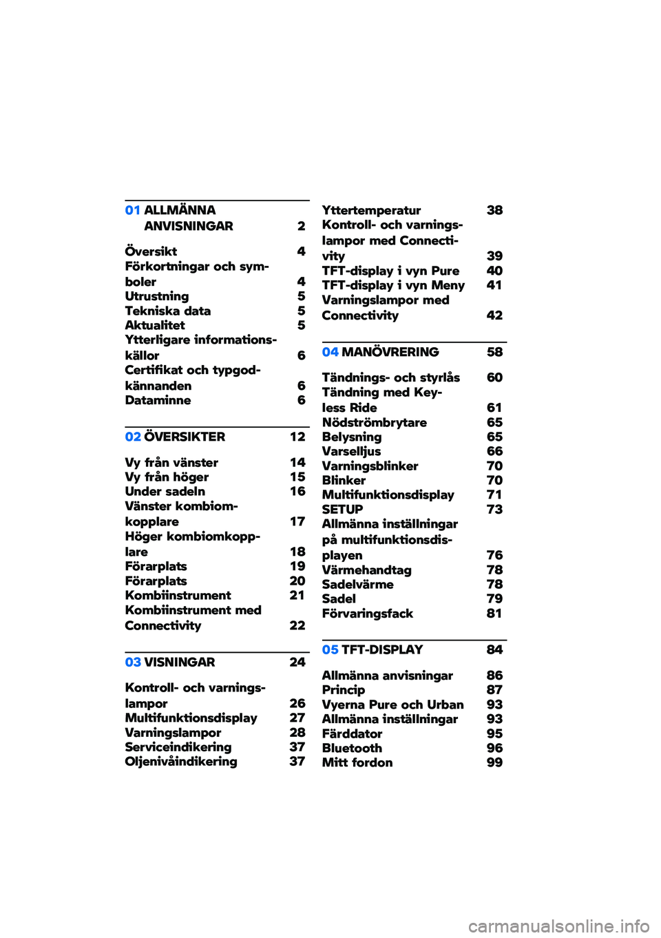 BMW MOTORRAD C 400 X 2020  Instruktionsbok (in Swedish) �	��
�������
�
���������
� �
�������� � �"�#���$���%��%�&�� �$�(�) ��*�+�,�-�$�.�� � �/���0���%��%�& �1�3���%���� �4��� �1�
���0��.���� �1�5��