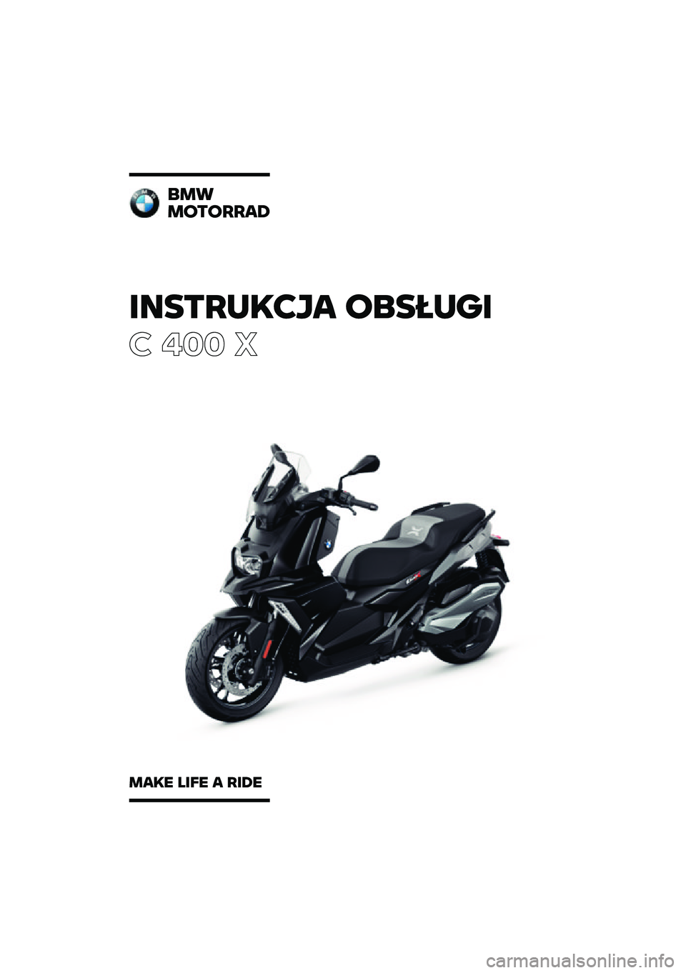 BMW MOTORRAD C 400 X 2020  Instrukcja obsługi (in Polish) 