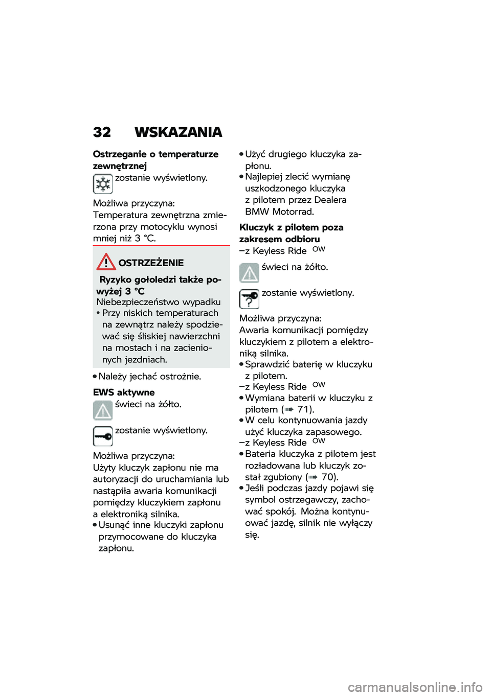 BMW MOTORRAD C 400 X 2020  Instrukcja obsługi (in Polish) �I� ���������
�����3�&�����& �\f ��&�*�4�&������3�&�3�&�+��M���3��&�

�������� ������������!
������� ����������G
�0��\b�������� 