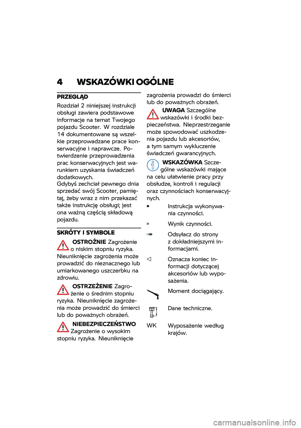 BMW MOTORRAD C 400 X 2020  Instrukcja obsługi (in Polish) �" ��������� ������
��O�����X�4
�,���
���� �- ������%����% ���������%���&����� ������� ���
����������/���\b���%� �� ���\b��