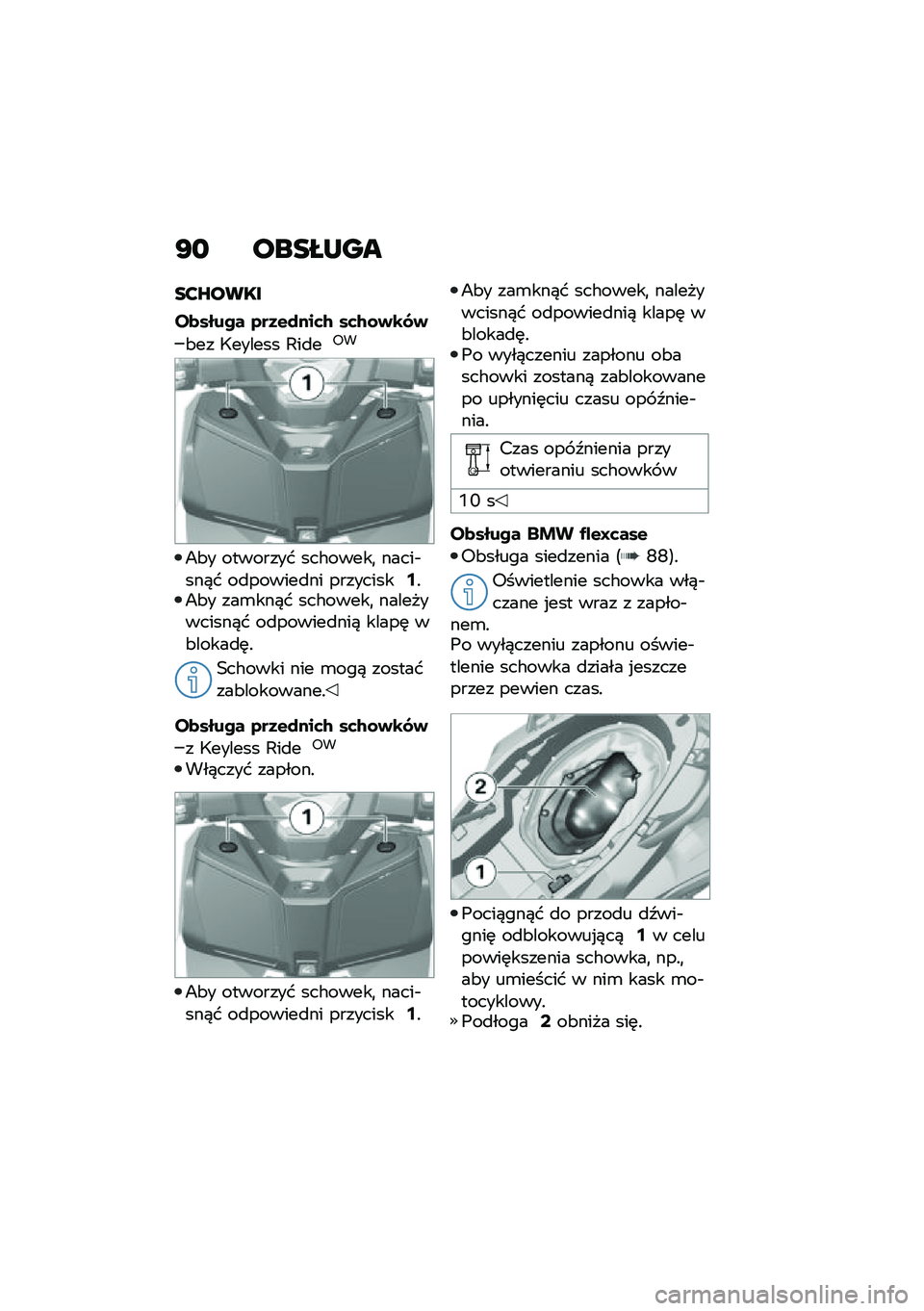 BMW MOTORRAD C 400 X 2020  Instrukcja obsługi (in Polish) �G�
 ����M�N��
��B�S����
��
����� �4��3�&�)���	�1 ��	�1�\f�+�\b�0�+
�&�� �<������ �,��
��;�
�>�&� �������� ���#�����
 �����$���)� ��
������
�