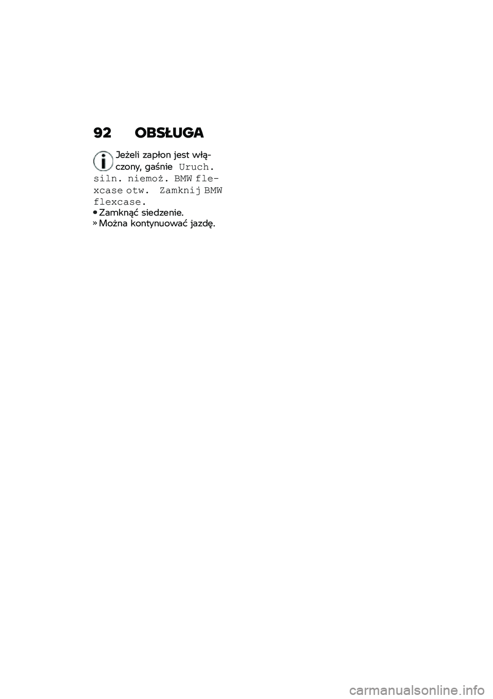 BMW MOTORRAD C 400 X 2020  Instrukcja obsługi (in Polish) �G� ����M�N��
�*����� ������ �%��� ���)�$������
 �������9�,���5�*�&�"��3�* �3�"�$�%��7�* �0�� �:��$��;���&�$ ��#�4�* �<��%�!�3�"� �0���:��$�;���&�$�*