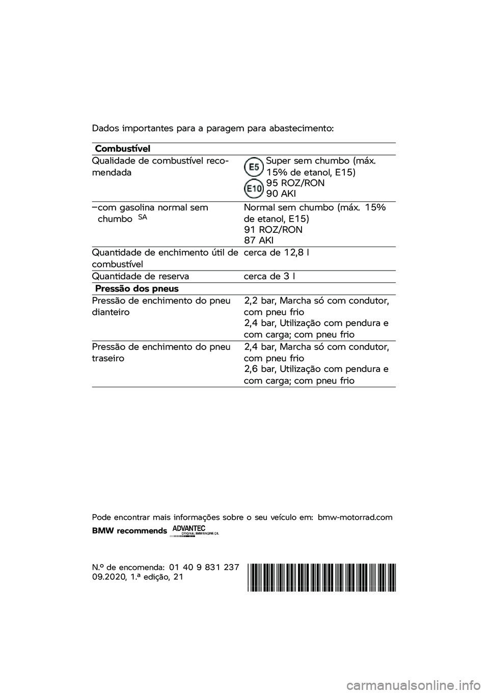 BMW MOTORRAD C 400 X 2020  Manual do condutor (in Portuguese) �D����$ �
����\f������$ ���\f� � ���\f���� ���\f� ��&��$����
������E
�������\b�	�\f�
�
�F�	���
���� �� ����&�	�$����� �\f����)�������