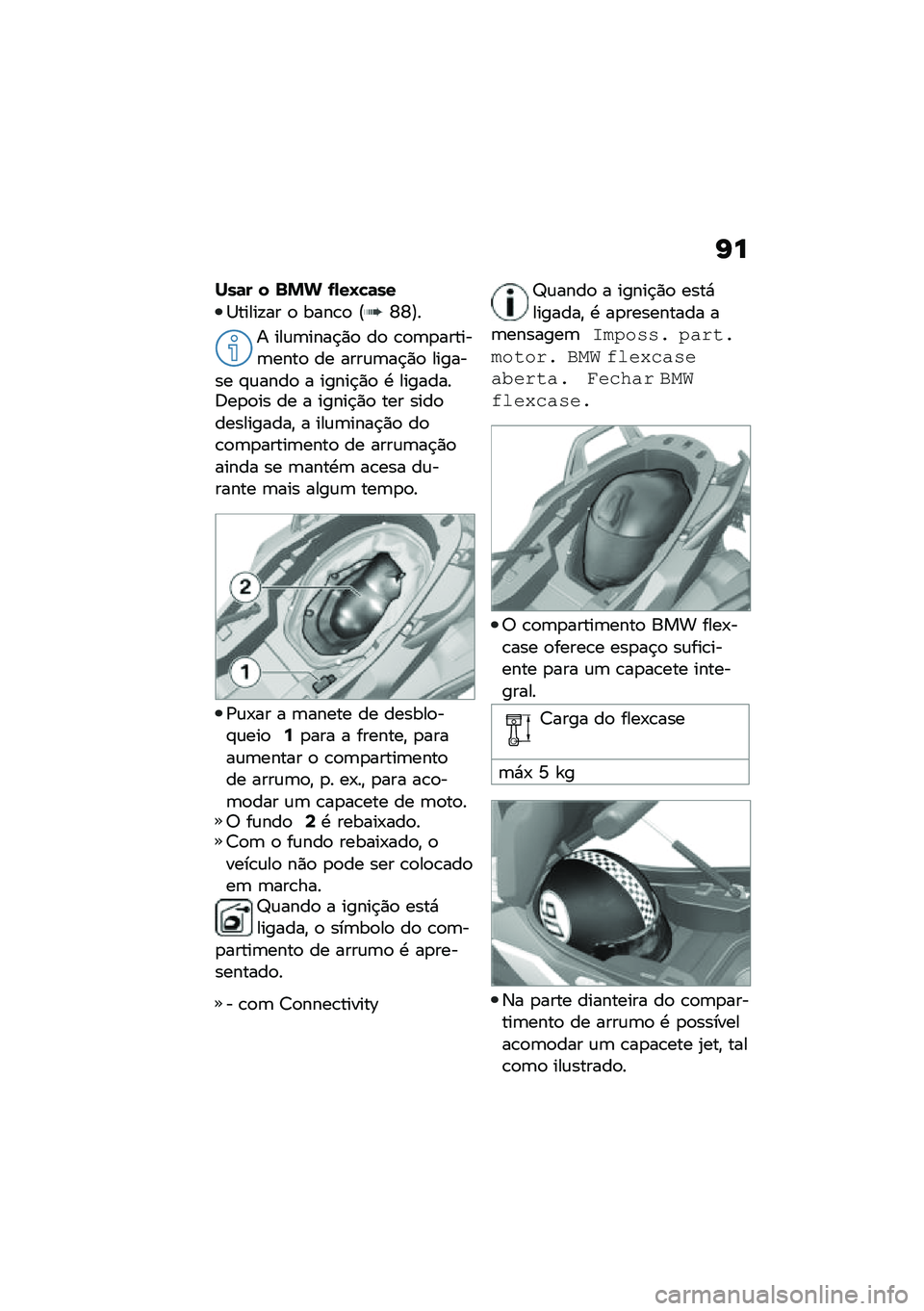 BMW MOTORRAD C 400 X 2020  Manual do condutor (in Portuguese) �I�
���	� � �%�&� �.�-��L�"�	��
�1�����!�� �
 ����\b�
 �E�R�R�F�
� ���\f�	����$�)�
 ��
 �\b�
�	�
������	����
 �� ����\f�	��$�)�
 ������� �#�\f����
 �
