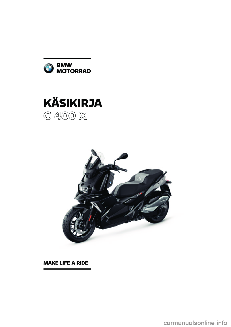 BMW MOTORRAD C 400 X 2020  Käsikirja (in Finnish) 