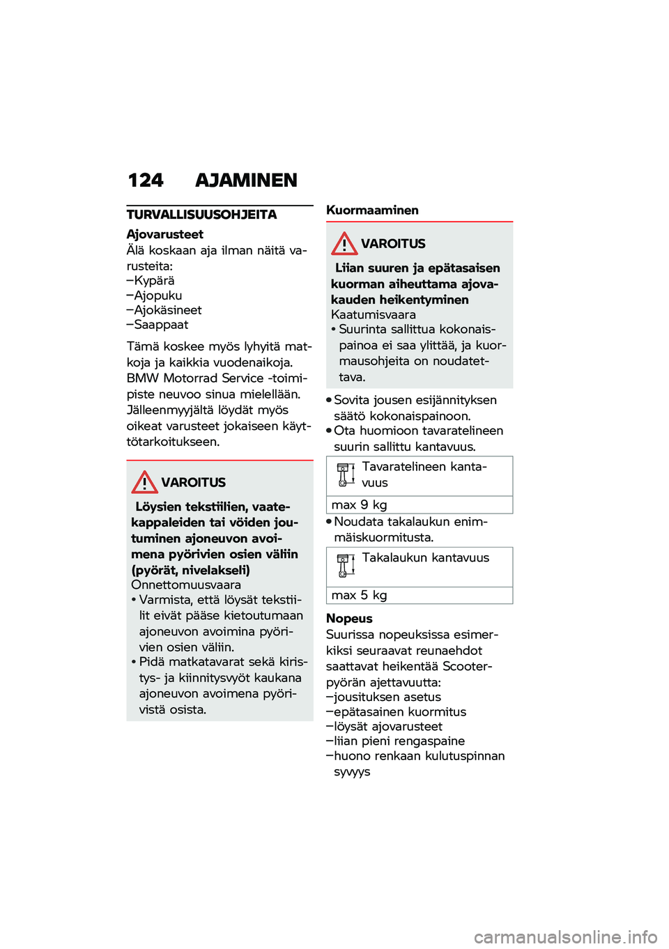 BMW MOTORRAD C 400 X 2020  Käsikirja (in Finnish) �\f��! ��������
���F�)���������������
��
�����+�����
�L�
�	 �����
�
� �
��
 ��
��
� ��	���	 �\f�
������\b���
��� ��	��	�2�������2���