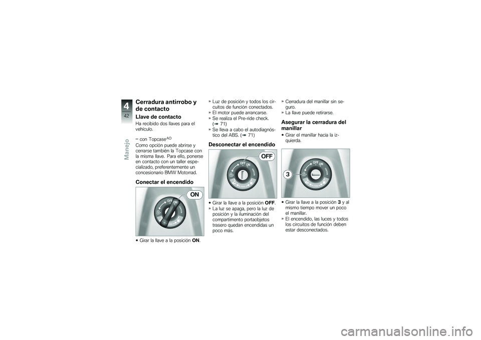 BMW MOTORRAD C 600 SPORT 2014  Manual de instrucciones (in Spanish) �(����
�\b���
 �
������	�$�	 �3
�\b� ��	���
���	
�@��
�� �\b� ��	���
���	
�G� �	������� ��� ������ ���	� ������3��
���
��� �9�������&�C
�
