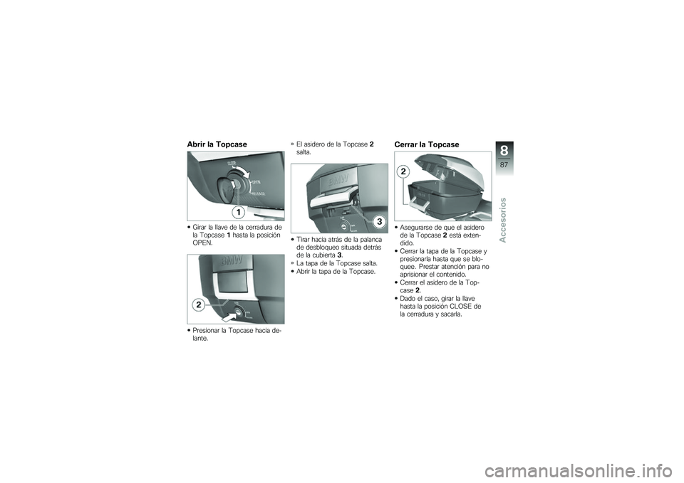 BMW MOTORRAD C 600 SPORT 2014  Manual de instrucciones (in Spanish) �"�$��� ��
 �+�	�8��
��
�O��	��	 �� ����� �� �� ���	�	���
�	� ���� �9������������ �� �������#��C�(���
�(�	�������	 �� �9������ ���