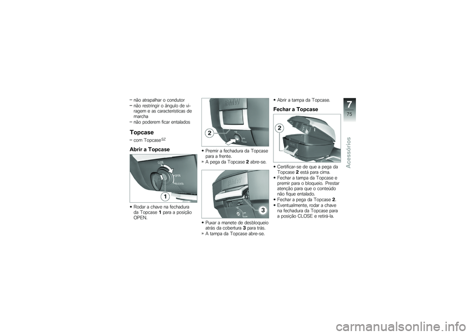 BMW MOTORRAD C 600 SPORT 2012  Manual do condutor (in Portuguese) �
�+�\b ��\f�������� �\b ��\b�
���\f�\b�
�
�+�\b ���	�\f���
��� �\b �L�
����\b �� �������� � ��	 ������\f����	�\f����	 ��������
�
�+�\b ��\b���