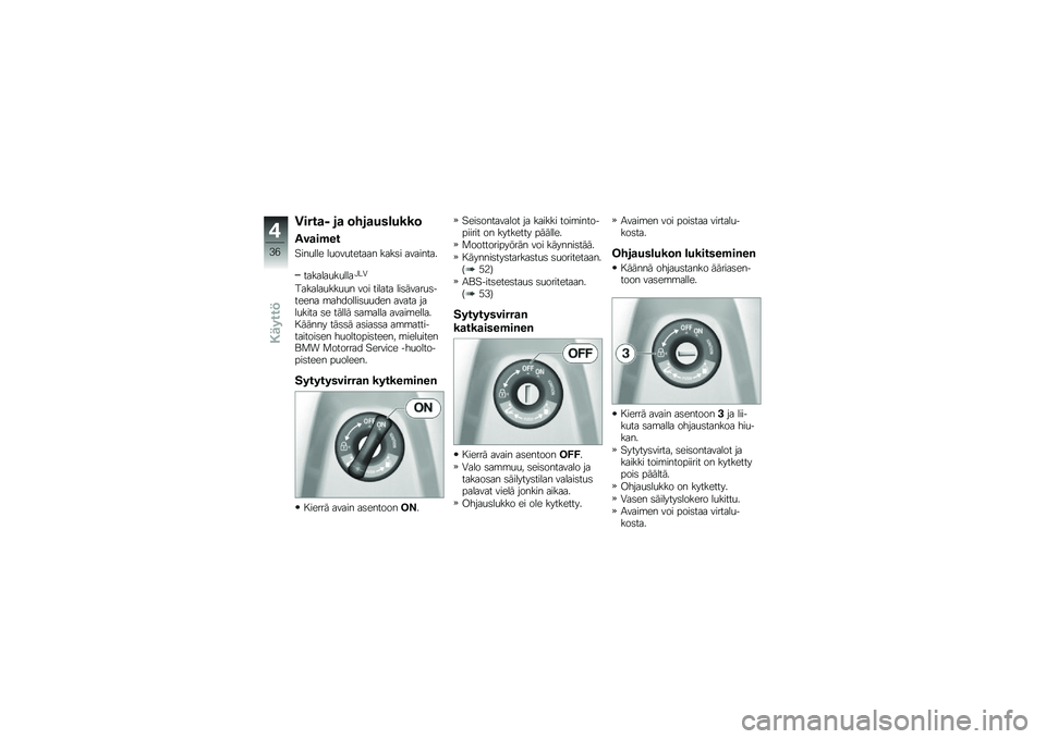 BMW MOTORRAD C 600 SPORT 2012  Käsikirja (in Finnish) �1����
� ��
 �	���
���\b����	
�%��
����
����
��� ��
���
������ ����	� ��������
�������
��
����#��/
�1������
���
�
� ��� ������ �