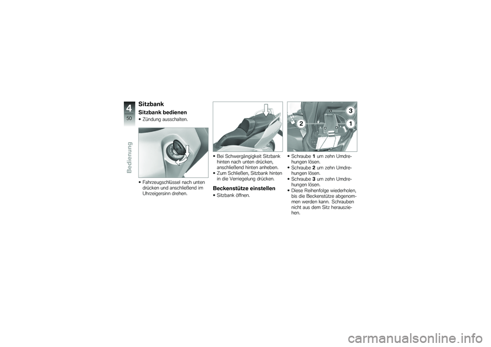 BMW MOTORRAD C 650 GT 2014  Betriebsanleitung (in German) �3����
��	�
�3����
��	� �
�\b�$��\b�	�\b�	
�C��\b���\b� �\f��	�	���\f�!���\b�
��\f���%����	���!��	�	��! �\b�\f�� ��\b���\b�����*��\b ��\b� �\f�\b�	���!��