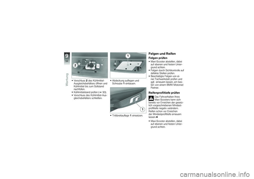 BMW MOTORRAD C 650 GT 2014  Betriebsanleitung (in German) ����	���!��	�	����	 ����!������!��7��	��!�����	����:�!����	 �&���\b��\b ��\b�����!������! ���	 �%�� �
��!�!�	��\f�\b��\b�\f�����!�!��\b�
����