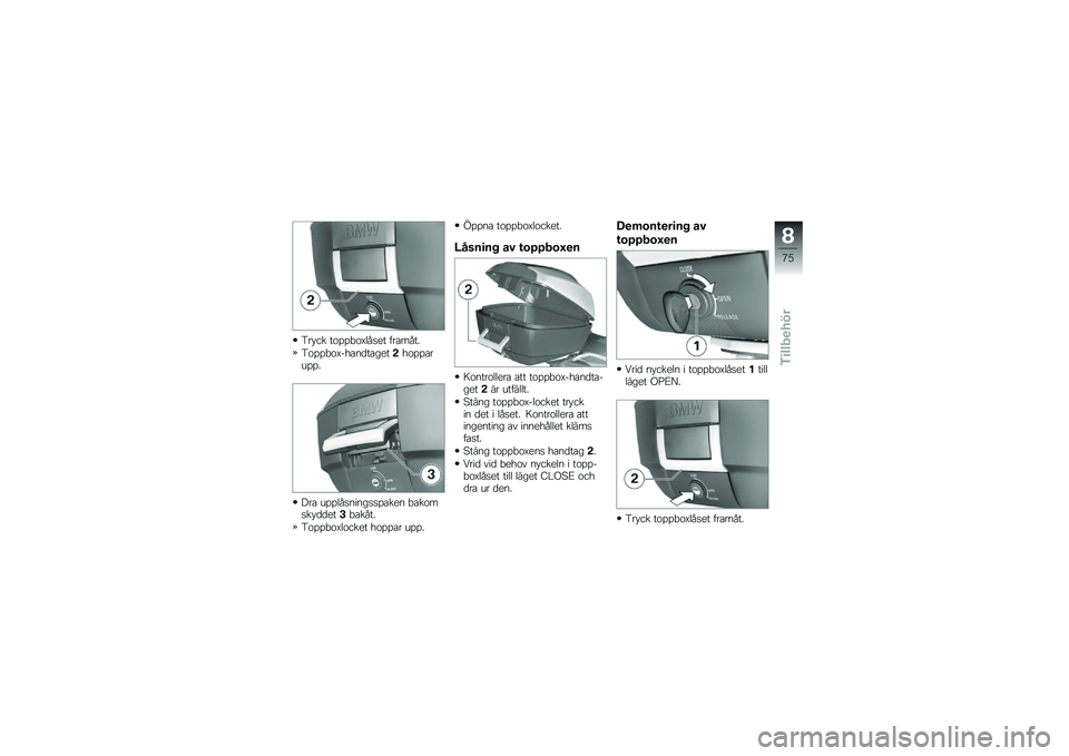 BMW MOTORRAD C 650 GT 2014  Instruktionsbok (in Swedish) �4��#�� �����"���	���� ������� 
�4����"����
���
���\b���!�
������\f��� 
�$�� �\f���	������\b������� �"�������#�
�
���&�"����� 
�4���