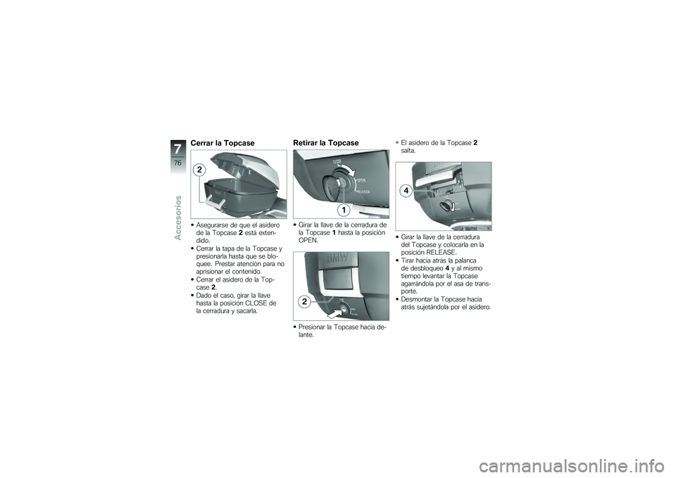 BMW MOTORRAD C 650 GT 2012  Manual de instrucciones (in Spanish) �"����
� ��
 �&�	�8��
��
�&���\b�
�	��	�� �� �\f�
� �� ������	��� �� �9�����������  �����������
�7��	�	��	 �� ���� �� �� �9������ ��